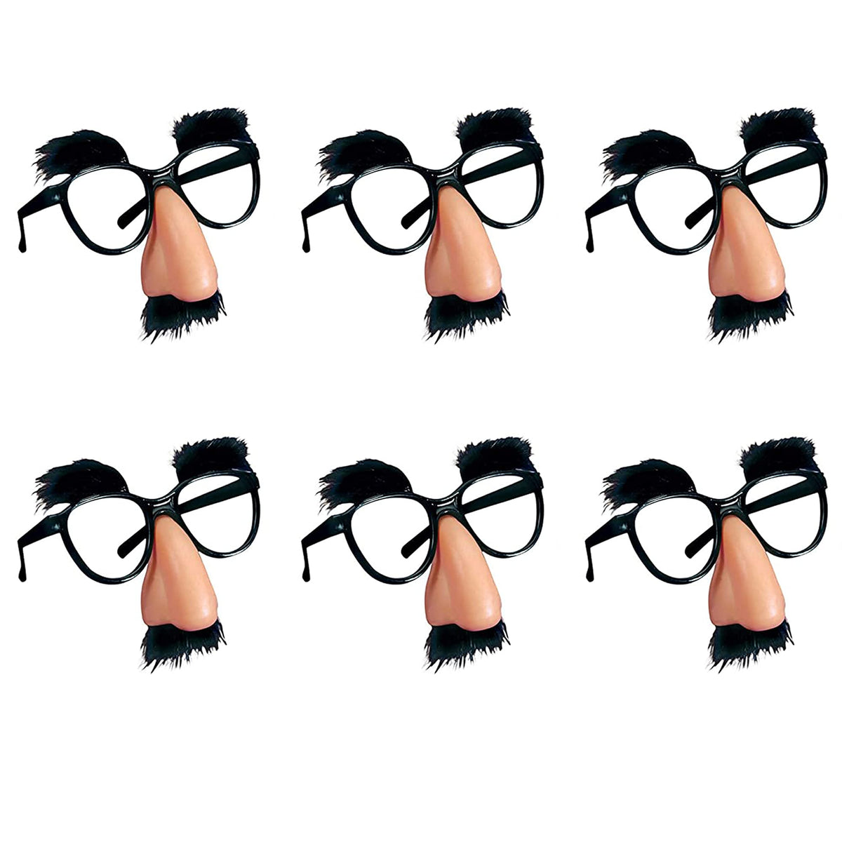 PPXMEEUDC disguise glasses with nose and mustache for playful selfies at parties.