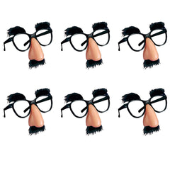 PPXMEEUDC disguise glasses with nose and mustache for playful selfies at parties.