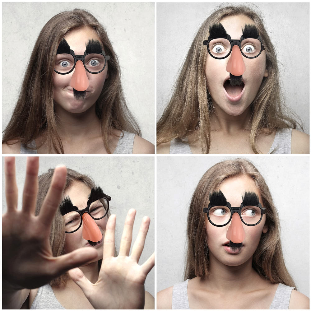 PPXMEEUDC six-pack disguise glasses ideal as gift bag fillers.
