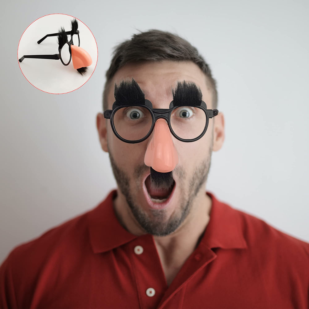 PPXMEEUDC novelty nose glasses with eyebrows for costumes.