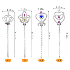 PPXMEEUDC princess wand crown great for royal-themed dress-up moments
