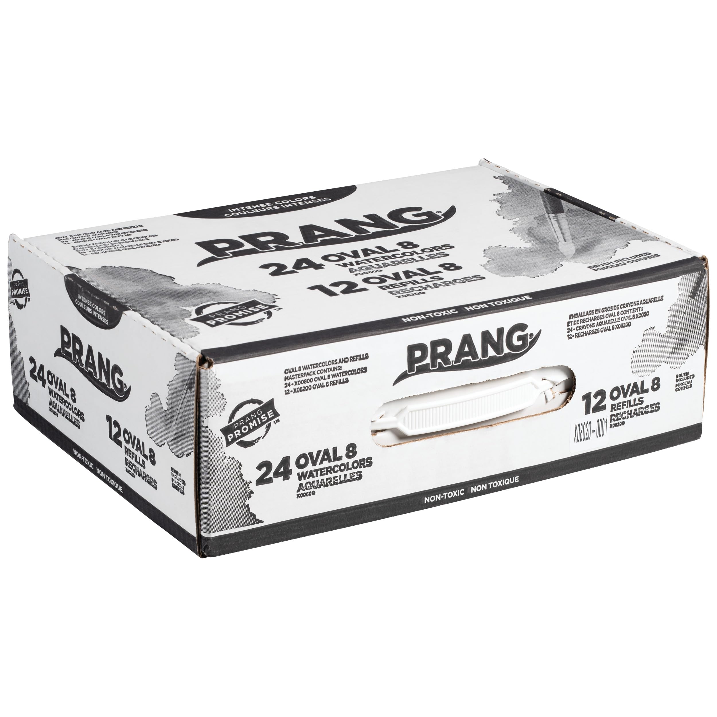 Prang master pack durable case with mixing areas for quick color blending