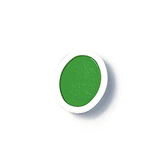 Prang refill pans for oval watercolor set in green, wax-free pigments for smooth color laydown