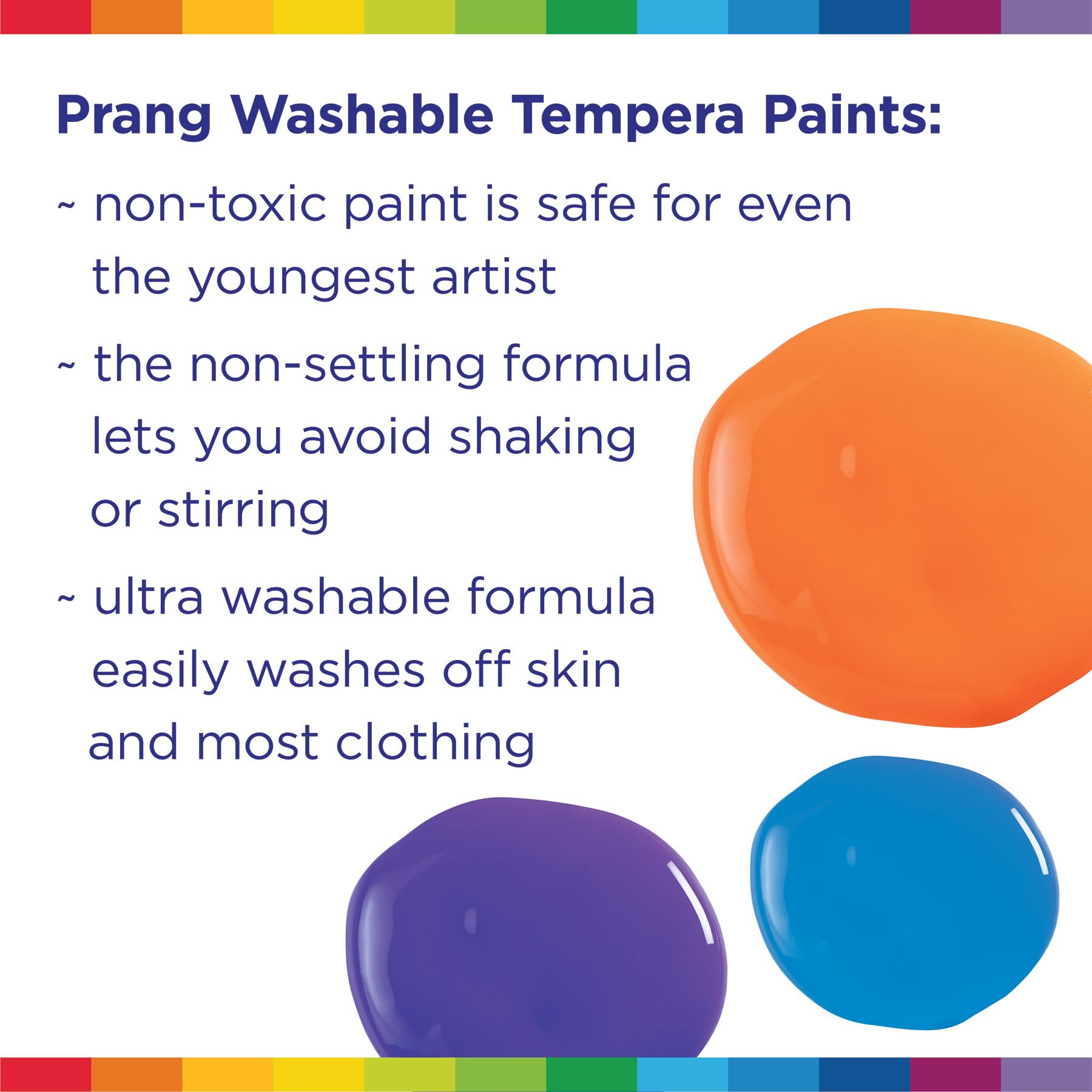 Prang Tempera Paint Yellow – satin finish for artwork and crafts.