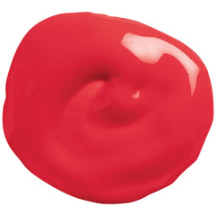 Bright red color on paper demonstrates quick-drying, non-streak finish