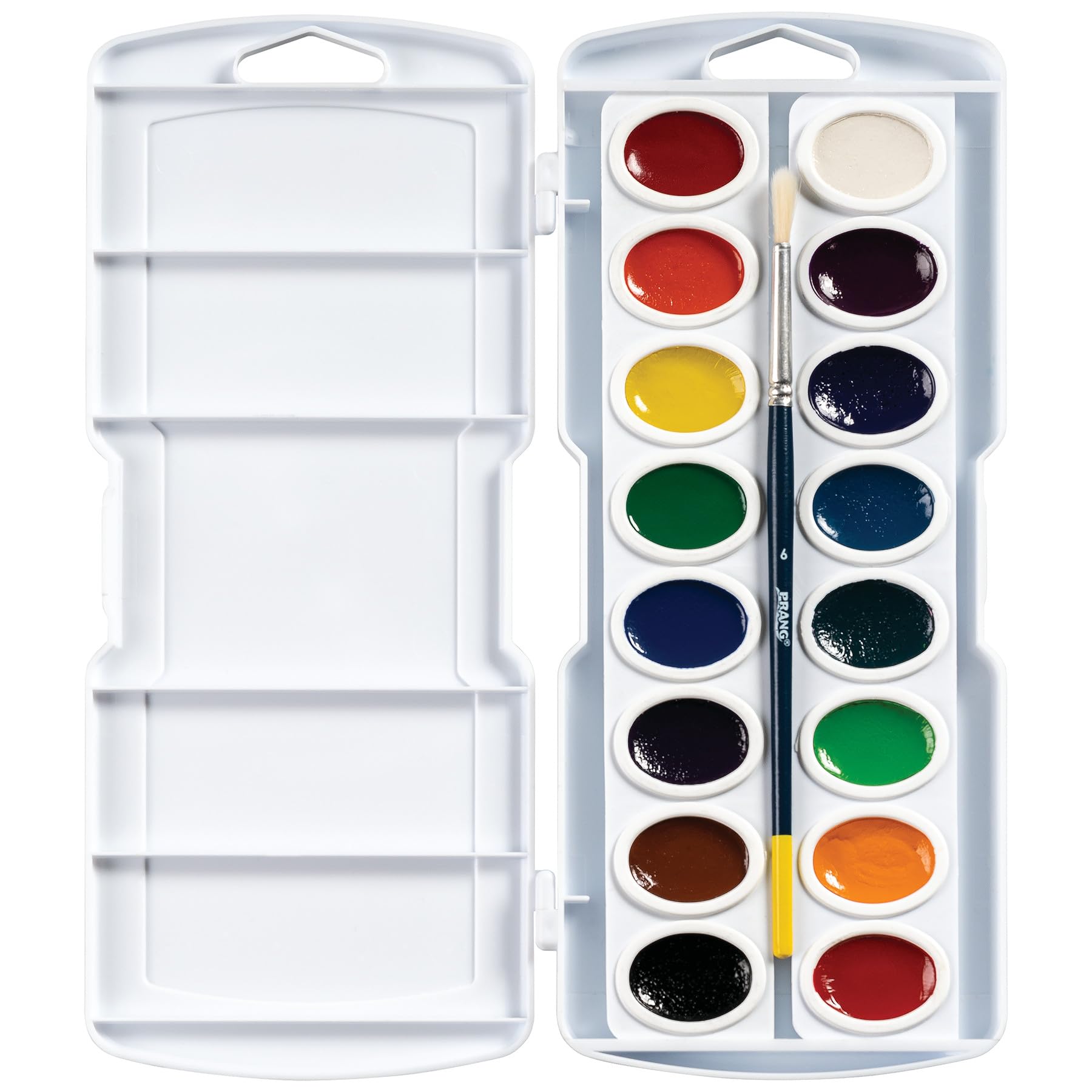 Prang included watercolor brush for precise strokes