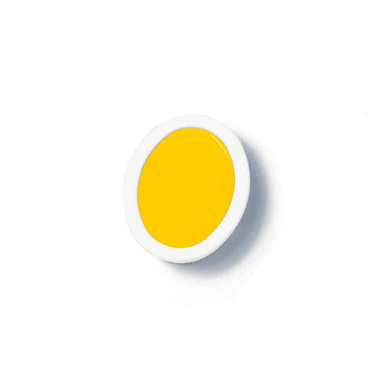 Prang watercolor oval pan yellow refill for bright, smooth color laydown in classrooms or studios