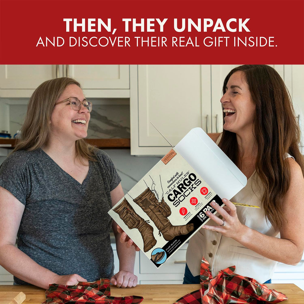 Prank-O box open with hidden gift reveal hinting at surprise.