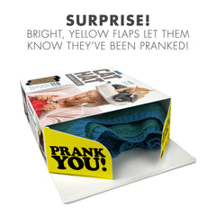 Prank Pack Cat Hat Box assembly demonstrates quick flat-pack setup for effortless gifting