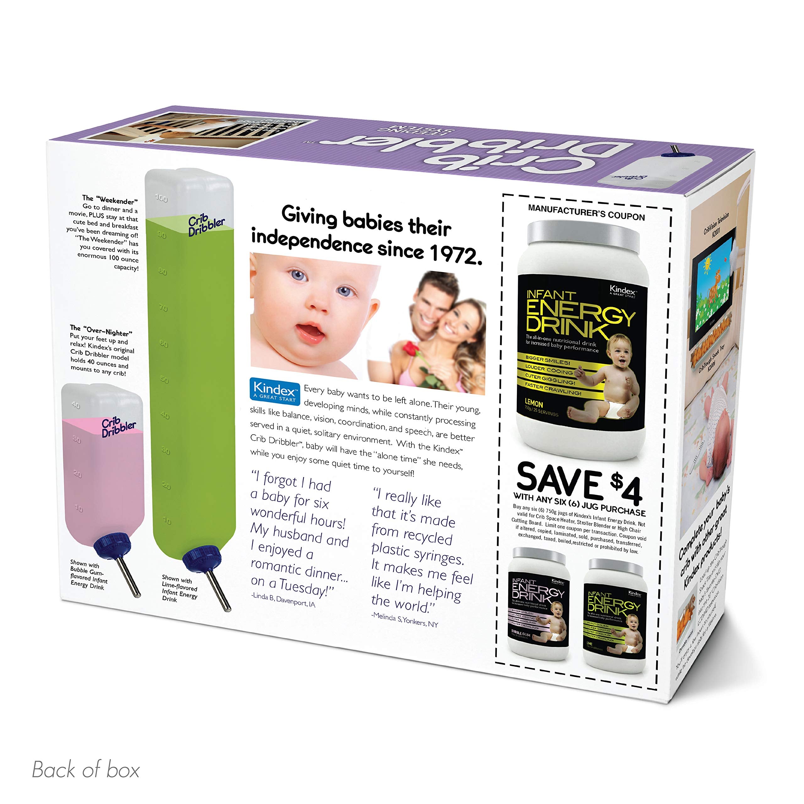 Prank-O Crib Dribbler open reveal, perfect for surprising coworkers with a real gift inside