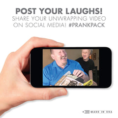 Prank-O Crib Dribbler shark-tank-cred badge signals novelty and trend awareness