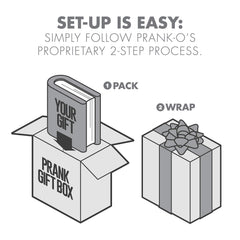Prank-O Crib Dribbler USA-made packaging, recyclable materials for eco-conscious gifting