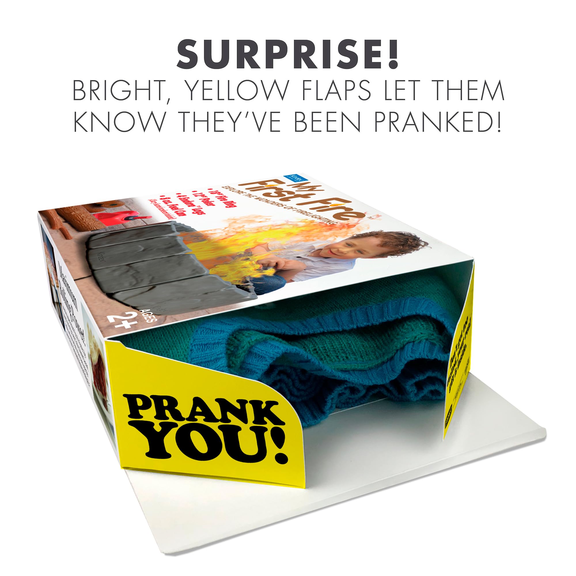 Prank-O My First Fire gag gift box invites laughter at gatherings