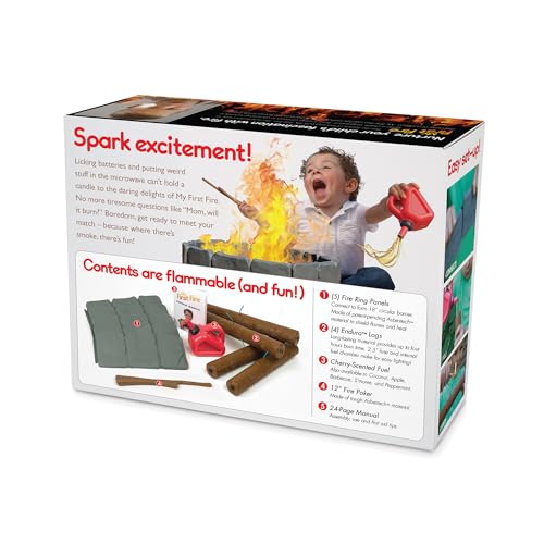 Prank-O My First Fire with gift inside reveals contrast between box and present