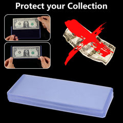 Prasacco money-case protective sleeve keeps currency storage neat and sturdy