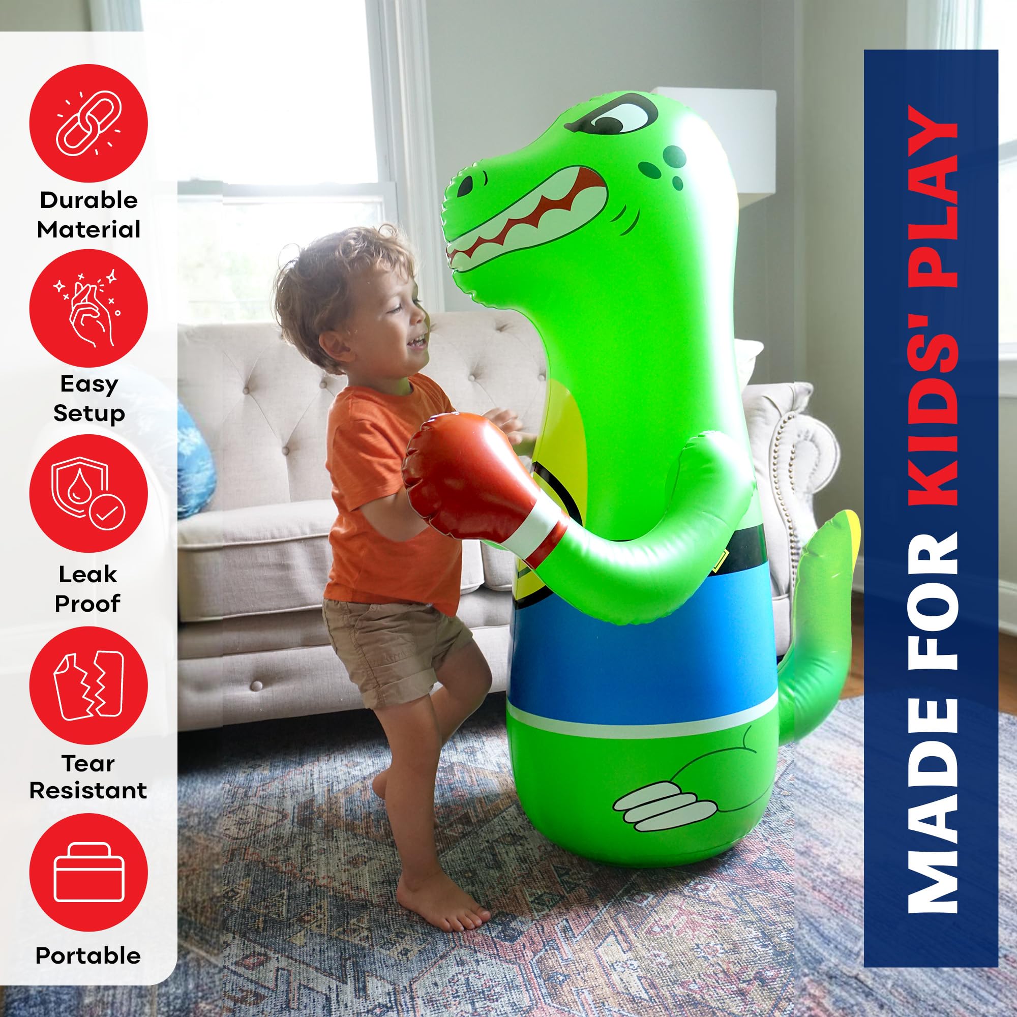 Preferred Toys mid-target circle helps kids focus during practice