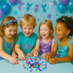 Prehalpty beach sensory bin fillers add color to sand play and projects.