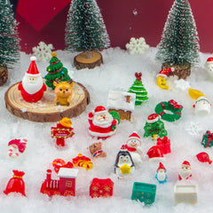 Prehalpty snowman miniature figurine for table décor and kids' crafts.