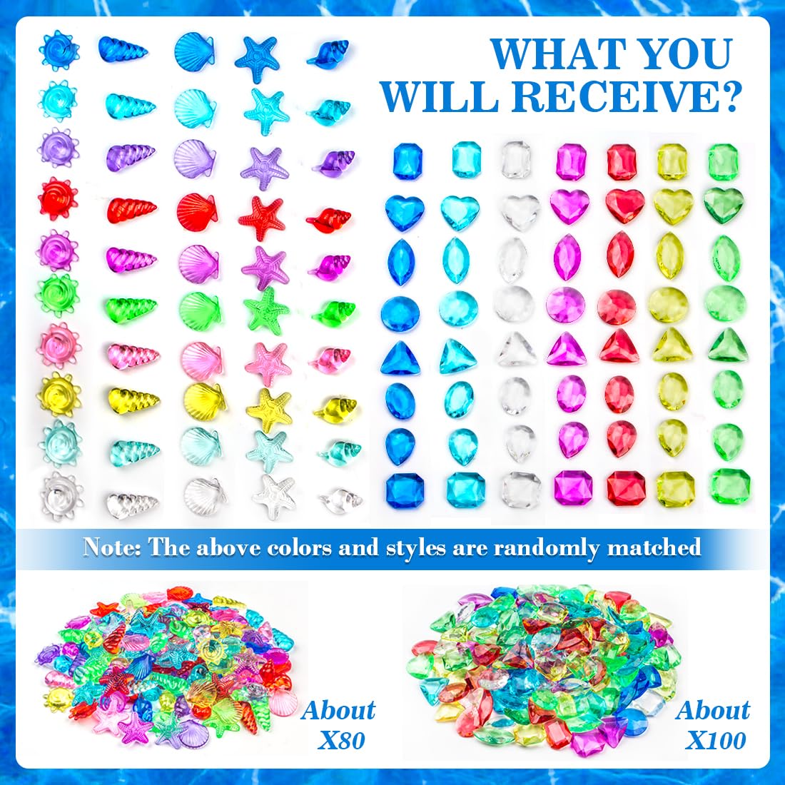 Prehalpty textured seashells in multiple shapes for decor and crafts.