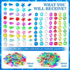 Prehalpty textured seashells in multiple shapes for decor and crafts.