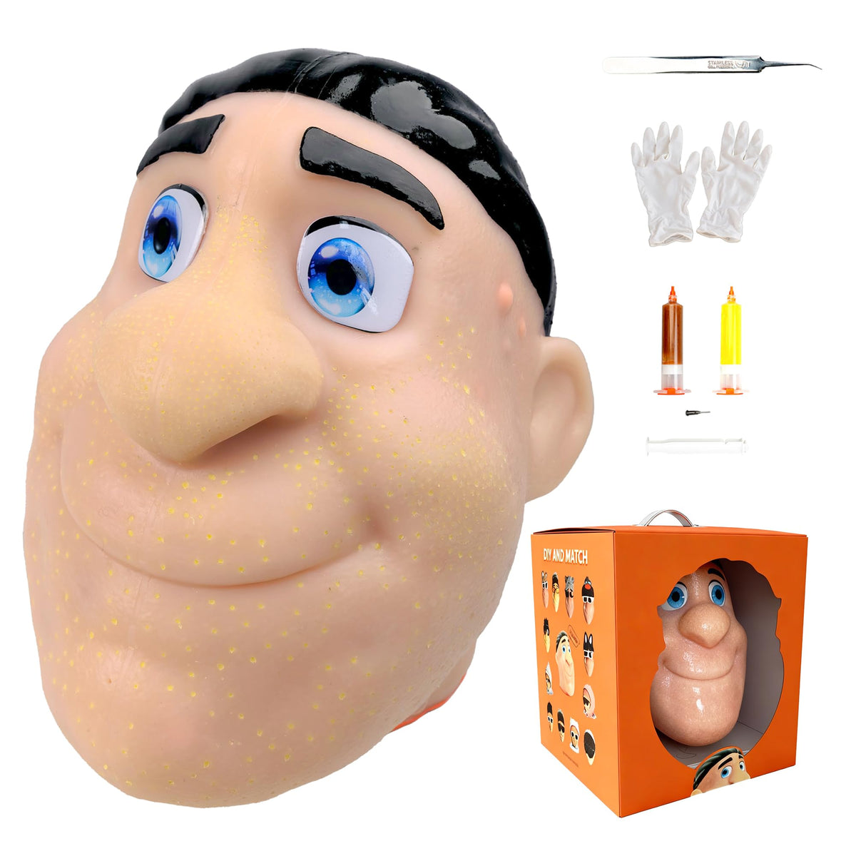 2026 Premium Pack big head squeeze toy for stress relief during work breaks.