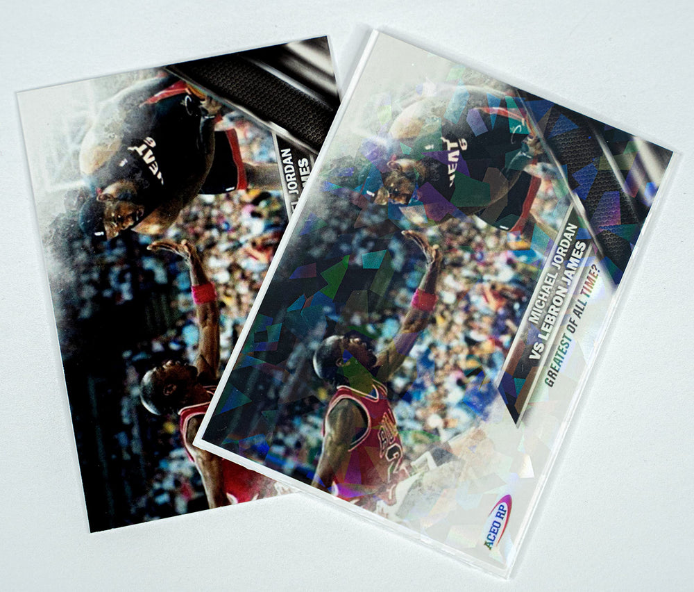 Premium Preferred Protection 100 White Holographic Card Sleeves, gift-ready packaging for collectors and players