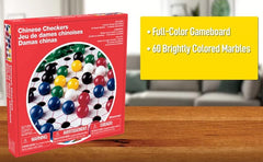 Complete Pressman Chinese Checkers set shown for quick setup and play