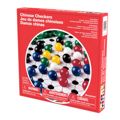 Four players around the Pressman Chinese Checkers board enjoying a match