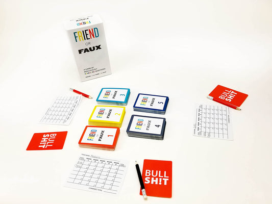 Pressman Friend or Faux 250 cards deck ready for engaging questions