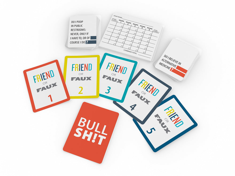Pressman Friend or Faux party table setup invites storytelling and connection