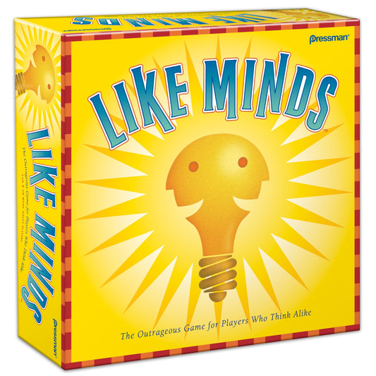 Pressman Like Minds board with brain centerpiece, ideal for group play.