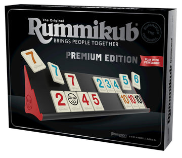 Pressman Rummikub Premium Edition suits 2-4 players, ages 8 and up.
