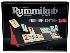 Pressman Rummikub Premium Edition tiles with engraved faces for durable, clear gameplay.