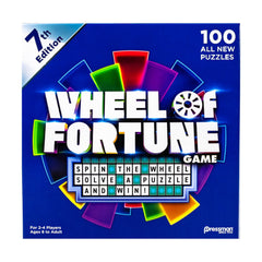Pressman Wheel of Fortune 7th Edition puzzle board for family game night.