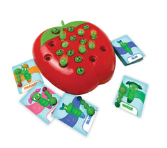 Pressman Wiggly Worms lever activation creates lively, hands-on play