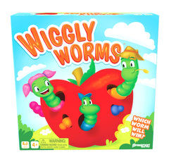 Pressman Wiggly Worms game: popping worms boost color recognition and fine motor skills