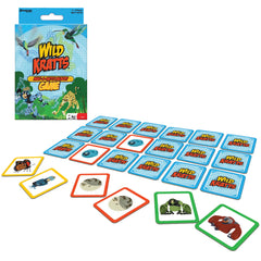 Pressman Wild Kratts Make A Match animal cards boost animal recognition in a fun, fast-paced game.