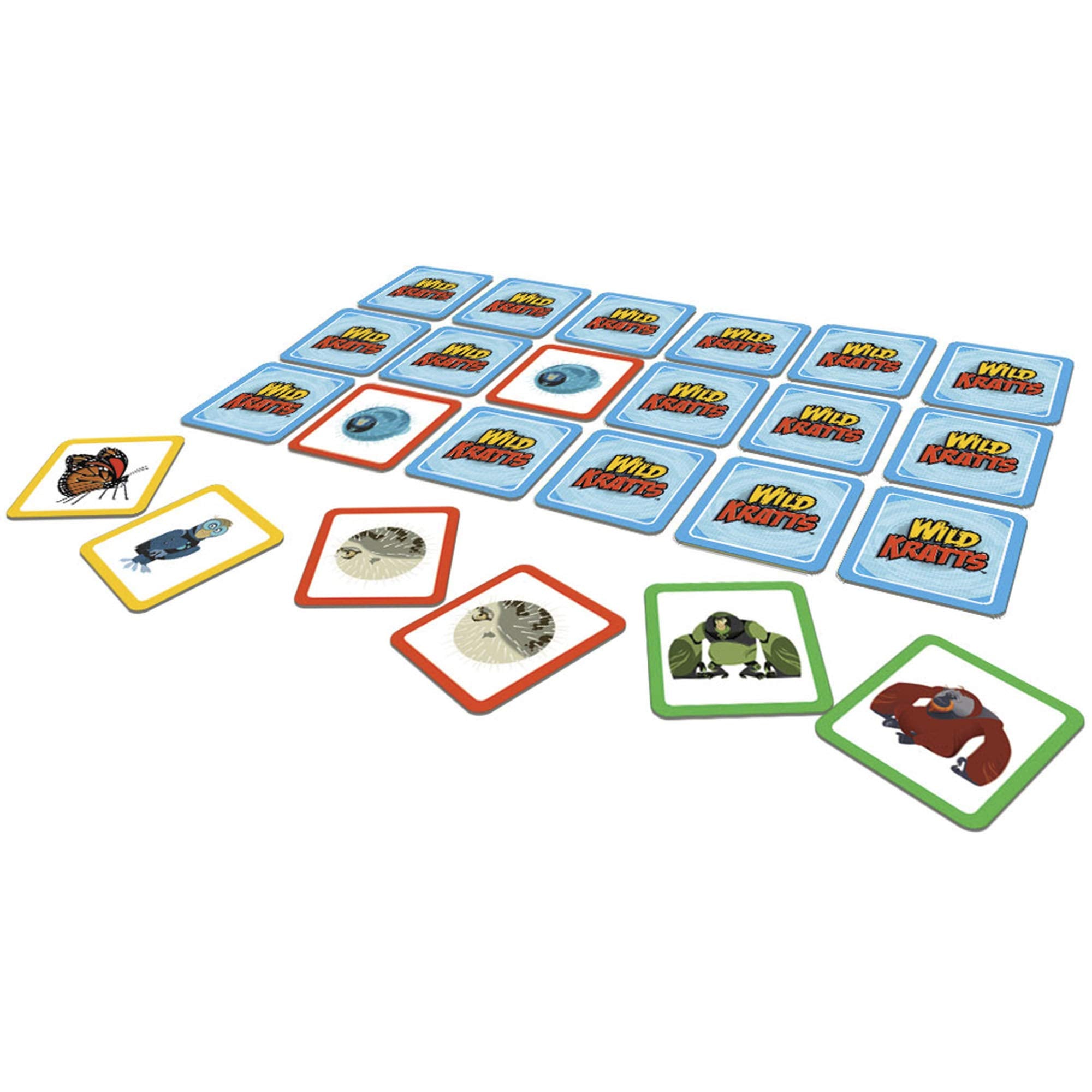 Pressman Wild Kratts Make A Match powersuit cards foster connections between friends and wild creatures.