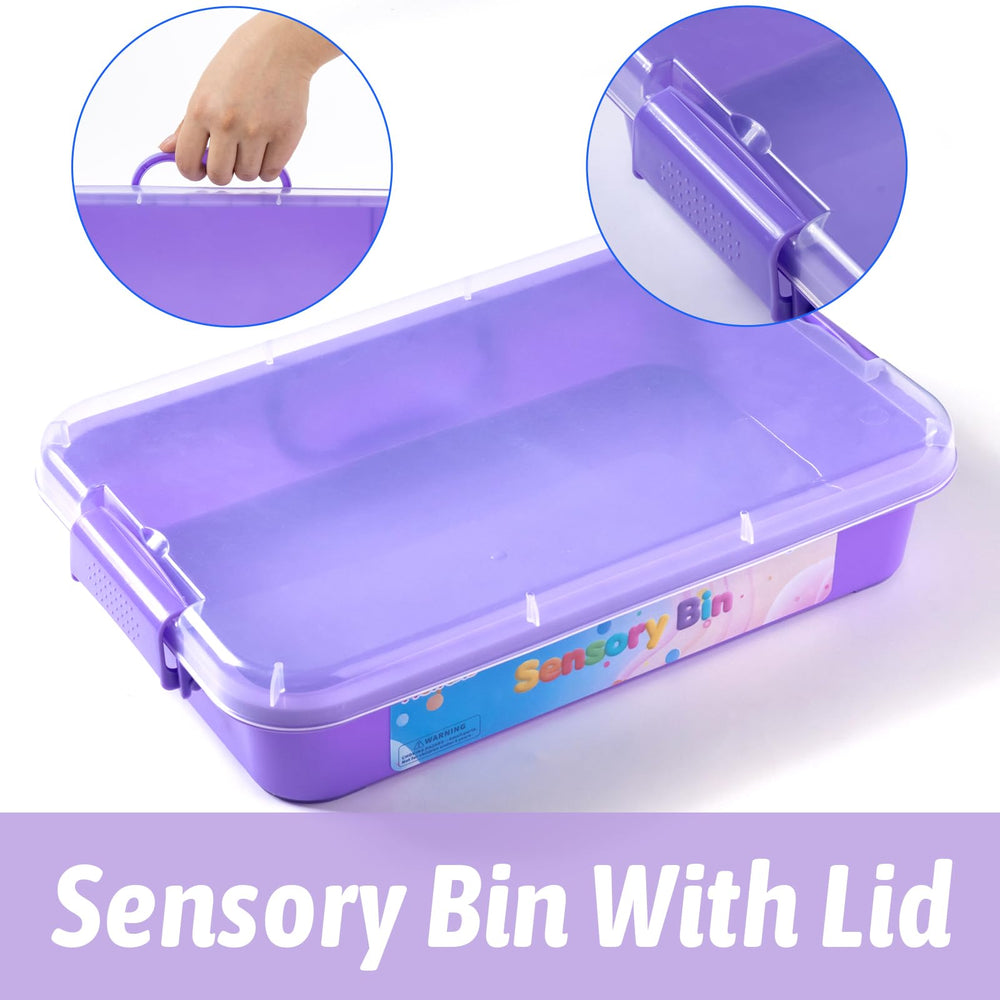 PreTrans multi-use activity tray doubles as puzzle and craft space