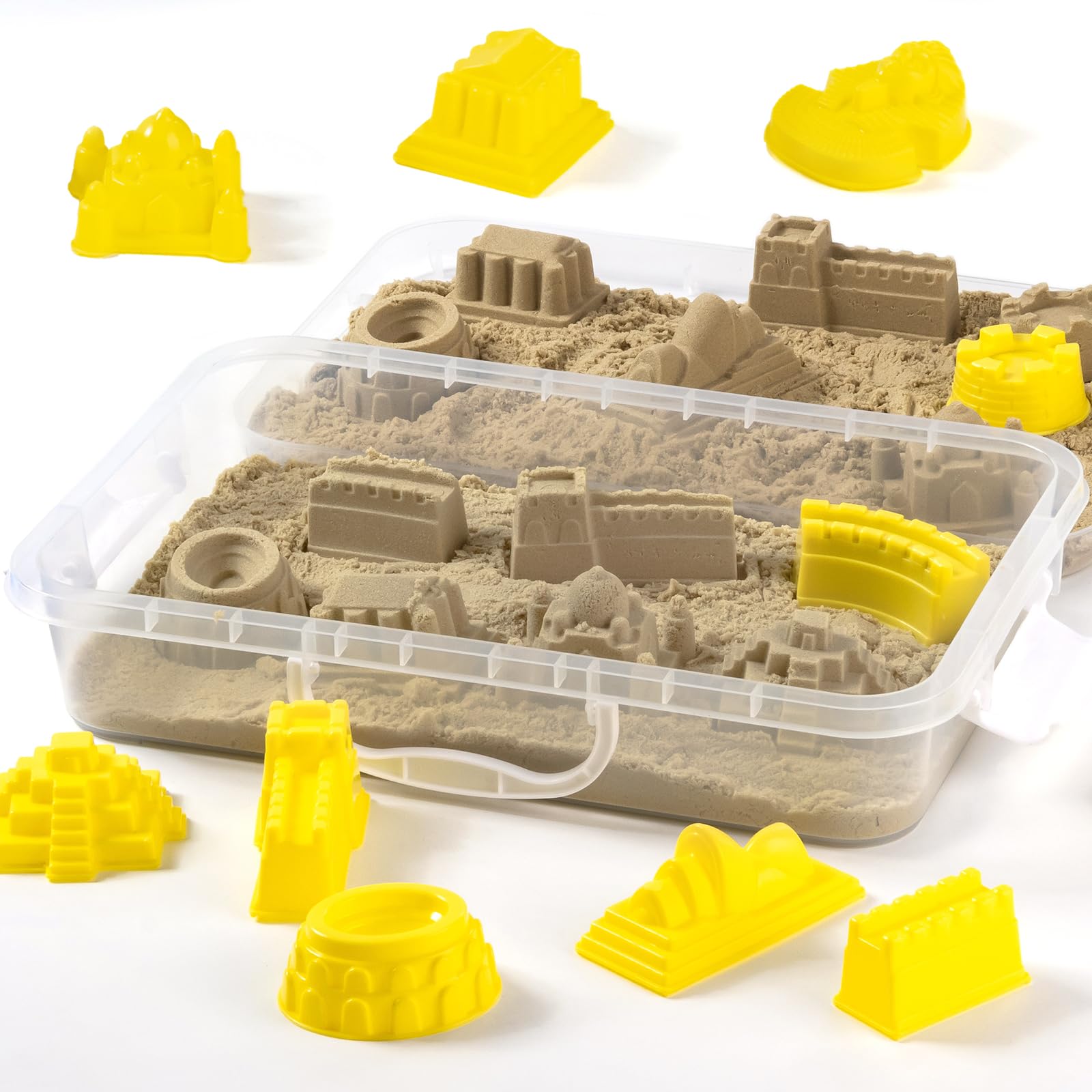 PreTrans World Landmarks Sensory Bin promotes imaginative learning with iconic structures.