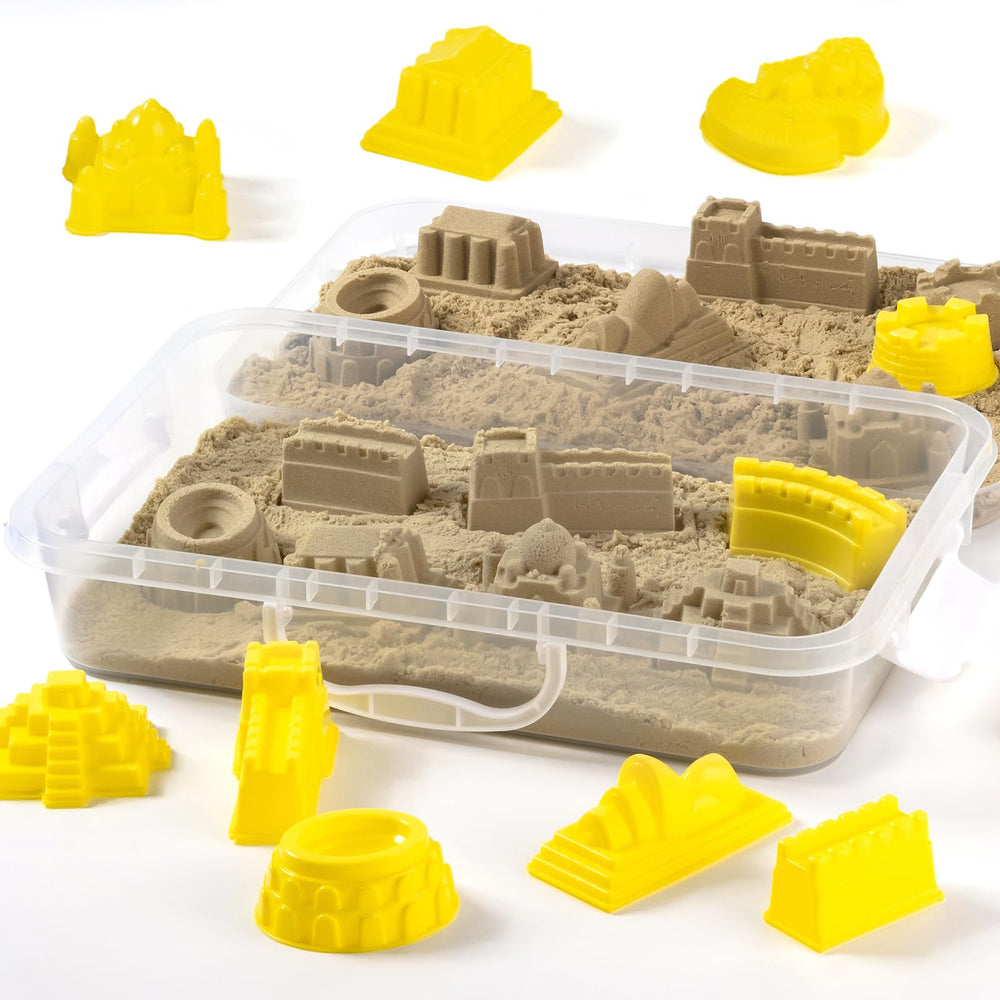 PreTrans World Landmarks Sensory Bin promotes imaginative learning with iconic structures.