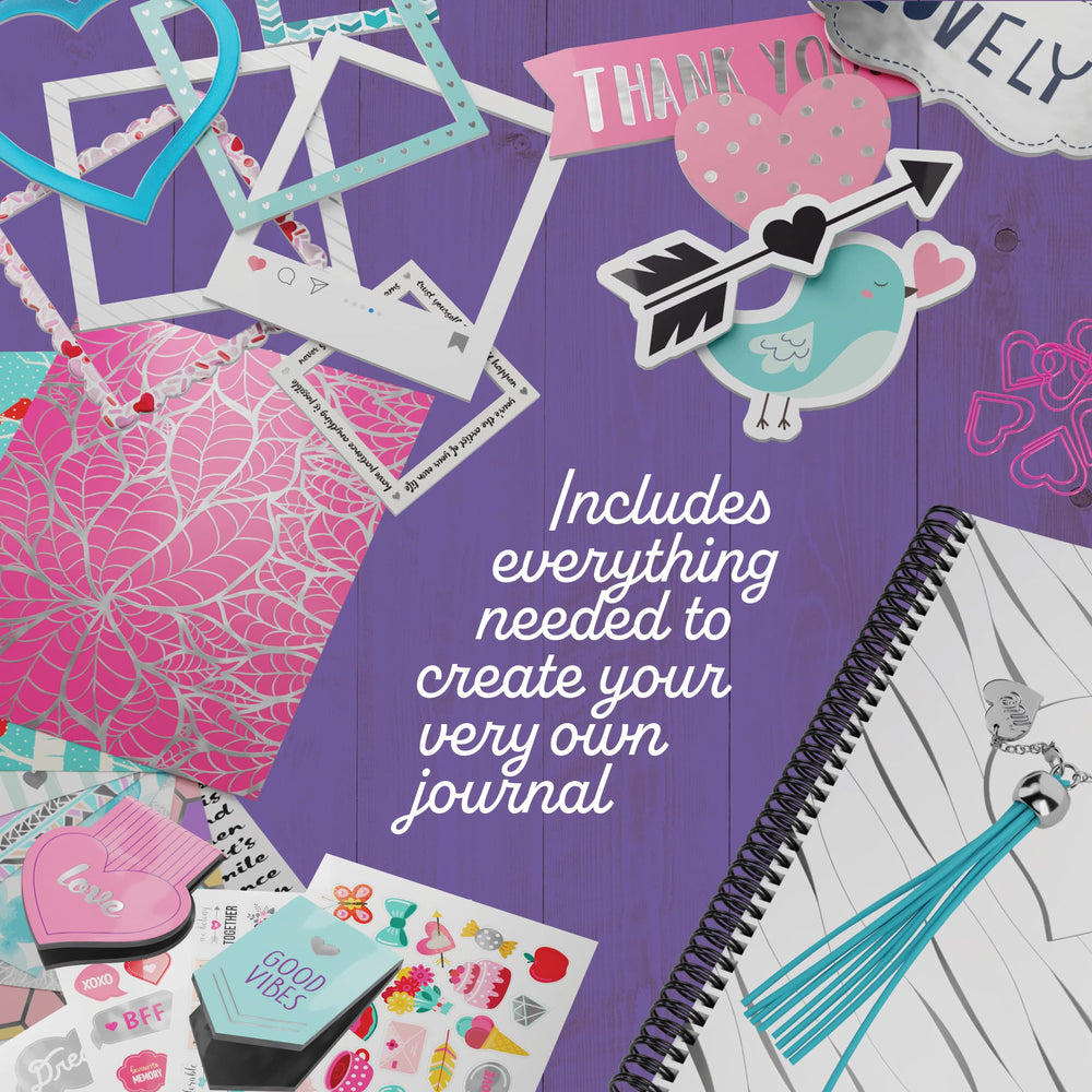 Pretty Me DIY Journal Kit picture frames for storytelling keepsakes