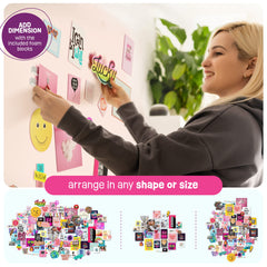 Pretty Me instruction booklet guides easy collage assembly step by step.