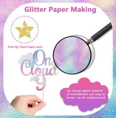 Pretyps Baby Shower cake topper kit adds elegant décor