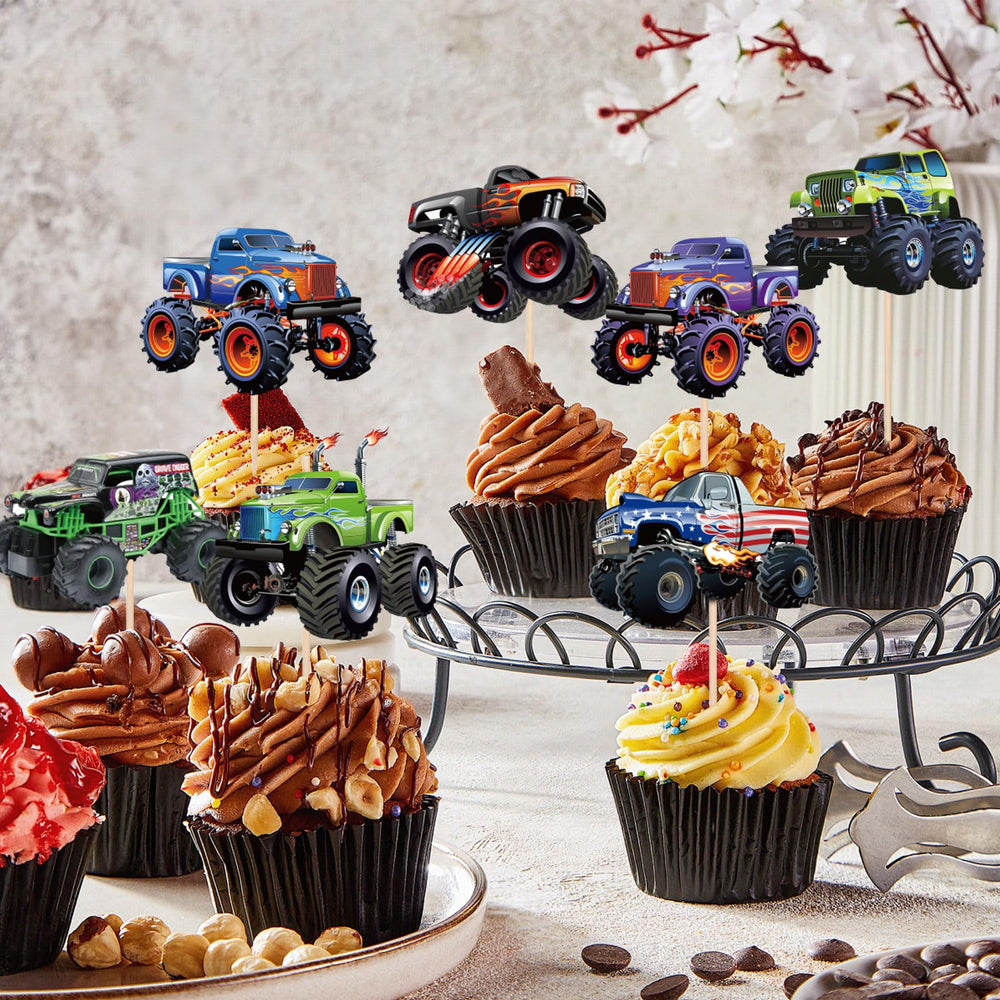 Pretyps premium cupcake toppers with smooth edges ensure clean presentation.