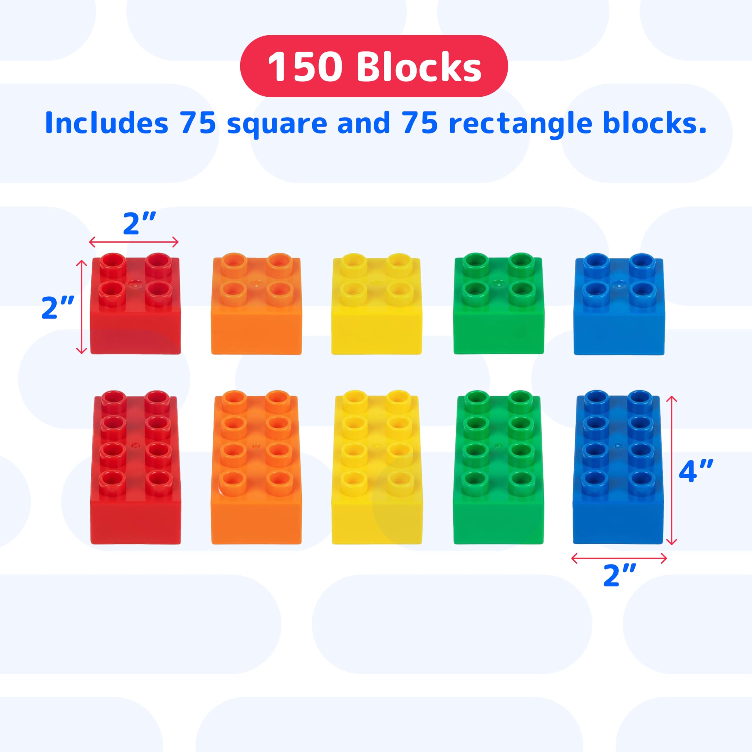 PREXTEX yellow square brick sparks bright, engaging construction play