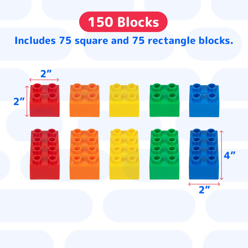 PREXTEX yellow square brick sparks bright, engaging construction play