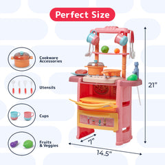 PREXTEX working faucet demonstrates water circulation in a safe, kid-friendly play kitchen.
