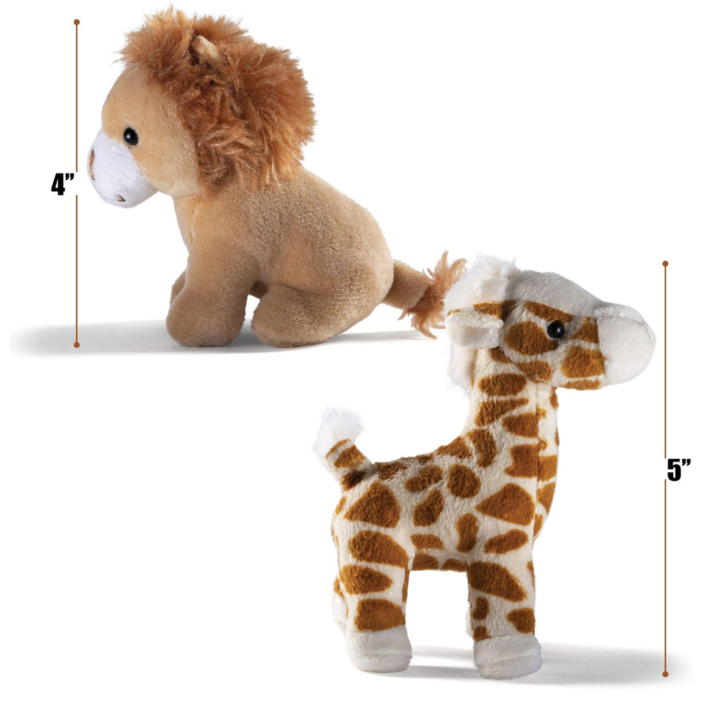 PREXTEX Safari Friends elephant plush; durable, machine-washable for easy cleanup.