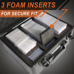 PREZA foam inserts image, secure fit keeps graded cards in place
